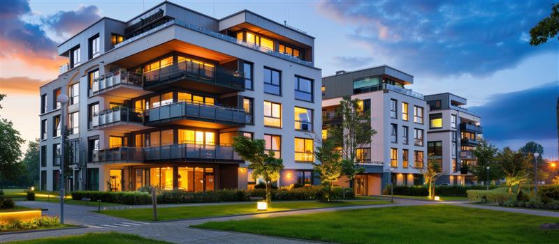 modern-apartment-building-dusk